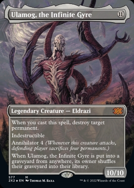 Ulamog, the Infinite Gyre Double Masters 2022 Alternate Art